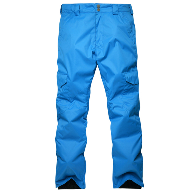 Męskie spodnie narciarskie wodoodporne, ciepłe, grube, przeznaczone do snowboardu i outdooru, o oddychającej funkcji. Dostępne w 6 kolorach - Wianko - 11