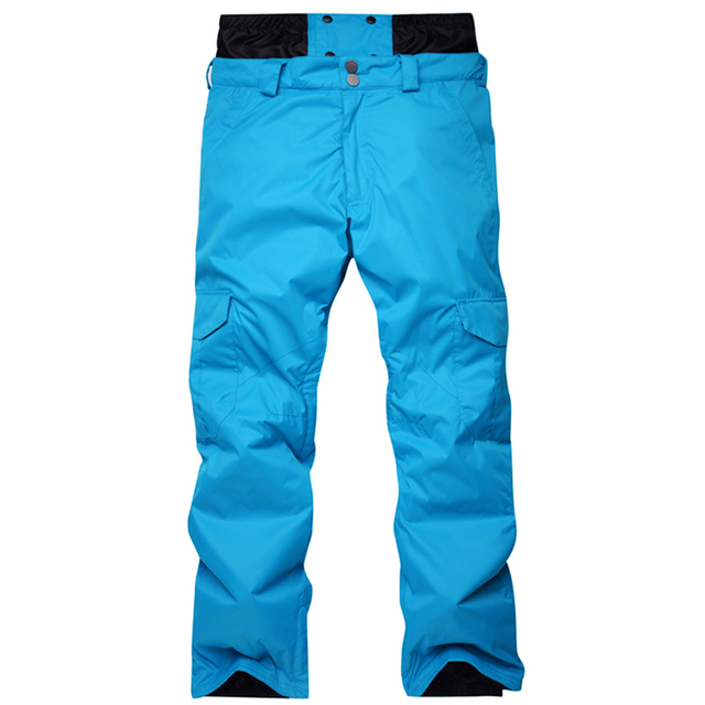 Męskie spodnie narciarskie wodoodporne, ciepłe, grube, przeznaczone do snowboardu i outdooru, o oddychającej funkcji. Dostępne w 6 kolorach - Wianko - 13