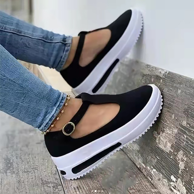 Sandały damskie na obcasie Peep Top, letnie buty 2021 z miękkimi klinami na platformie - Sandalias Mujer - Wianko - 9