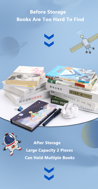 Podpórki na książki Cartoon Anime Bookends w kształcie litery L - Organizer biurkowy, stojak na książki, akcesoria biurowe - Wianko - 4