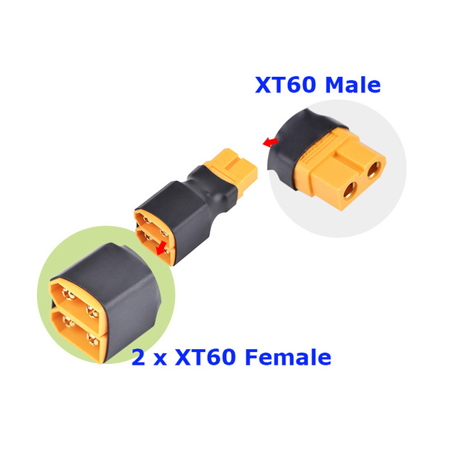 Adapter XT60 męskie/żeńskie do XT30 XT90 EC5 EC3 - konwerter RC Drone baterii - Wianko - 8