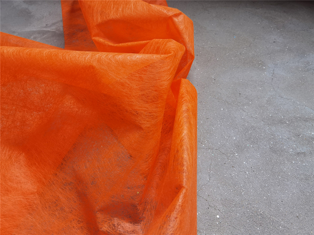 Materiał - Nieregularna pomarańczowa tkanina o liniowej teksturze, idealna do DIY, rekwizytów fotograficznych, pakowania, modelowania i projektowania - Wianko - 5