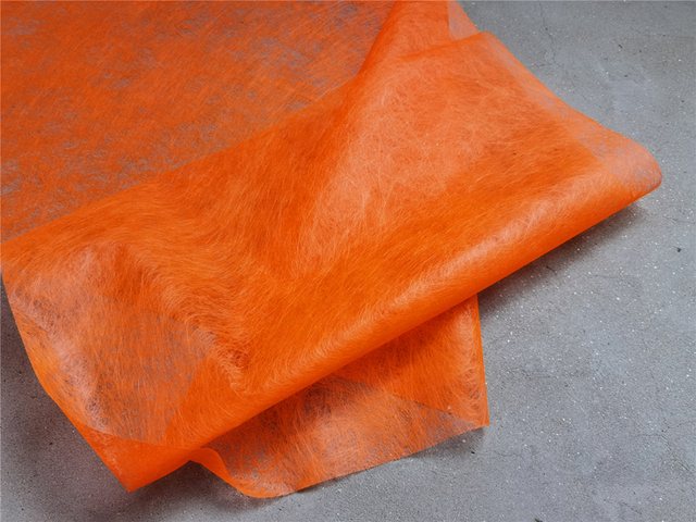Materiał - Nieregularna pomarańczowa tkanina o liniowej teksturze, idealna do DIY, rekwizytów fotograficznych, pakowania, modelowania i projektowania - Wianko - 7