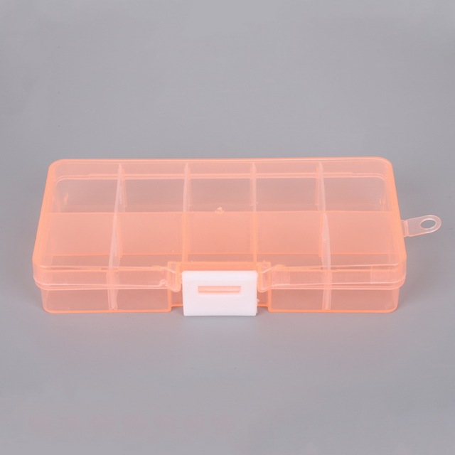 Biżuteria pudełko do przechowywania dla projektantów - 10 komórek, regulowane, 5 kolory - Wianko - 22