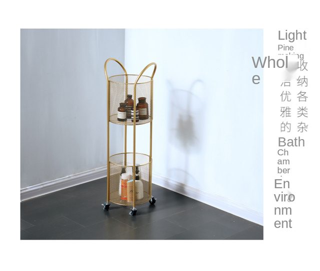 Artefakt domowy: Nordic Wheel – brudny kosz na bieliznę z wózkiem do przechowywania ubrań w łazience - Wianko - 5