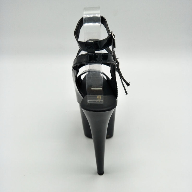 Nowoczesne sandały damskie na wysokim obcasie i platformie - eleganckie modele na imprezę i wesele (20cm) - Wianko - 9