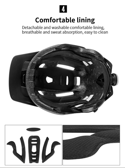 Kask rowerowy Batfox 2020 dla dorosłych mężczyzn i kobiet - bezpieczna jazda na rowerze górskim i po drodze - Wianko - 8