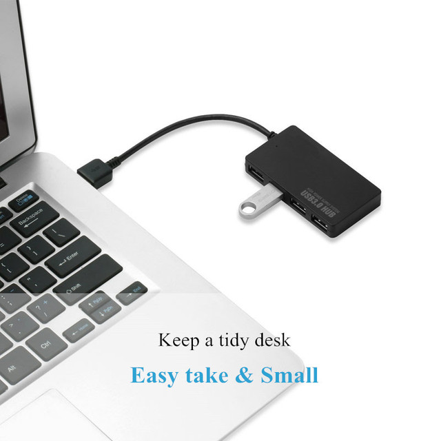 HUB 3.0 USB-C 4 porty USB OTG 3.0 dla Macbook Xiaomi - akcesoria do laptopa - Wianko - 5