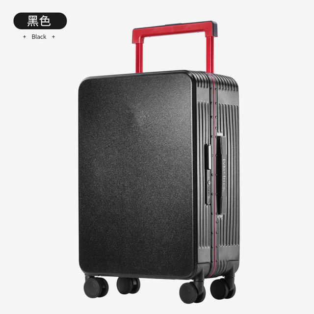 Duży ręczny bagaż podróżny, czarny z pomarańczowymi akcentami, model FD165-496459 - Wianko - 2
