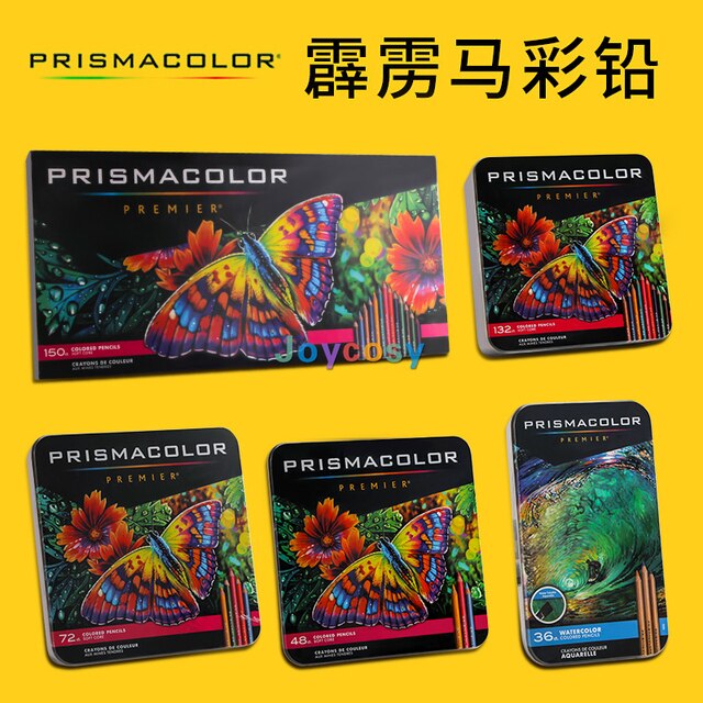 Prismacolor Premier - Kredki o rdzeniu żelazno-polimerowym w etui 12-150 sztuk, kredki dla profesjonalistów - Wianko - 1