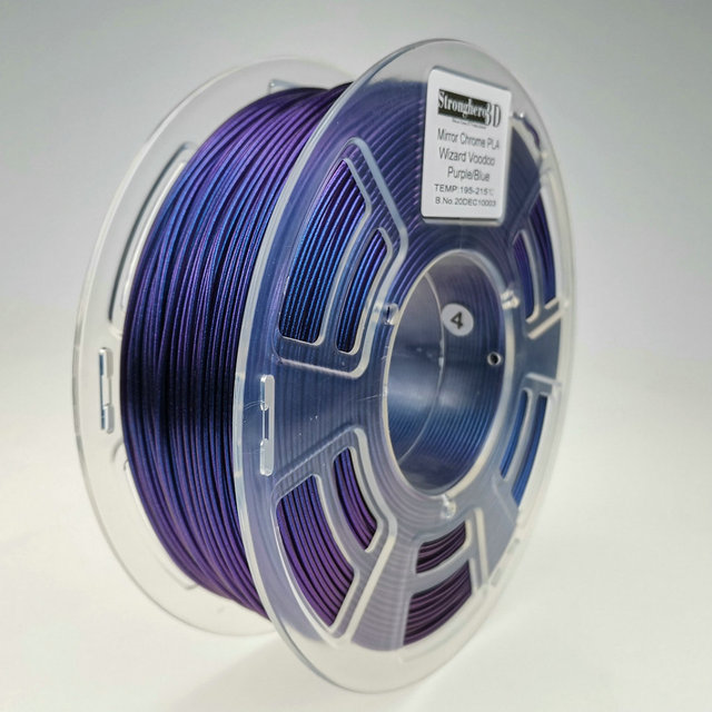 PLA drut 3D Rainbow Gradient 1.75MM 1KG - lustro Chrome zmieniające kąt - Wianko - 1