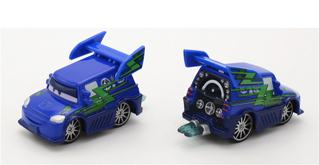 Disney Pixar Samochody 1:55 - Metalowe pojazdy z odlewu - Zygzak McQueen, DocHudson, Finn McMissile - Zabawka dla chłopca - Wianko - 17
