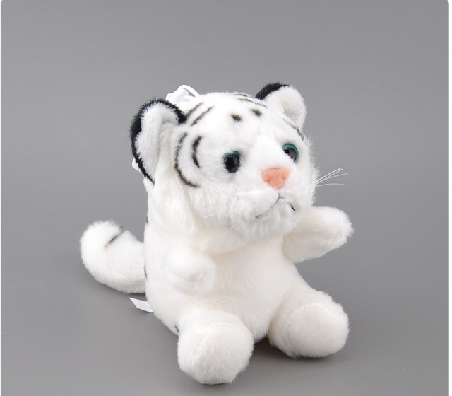 Pluszowy wisiorek tygrys 12cm z małym portfelem - miękka, wielofunkcyjna zabawka dla dzieci, prezent urodzinowy - Wianko - 11