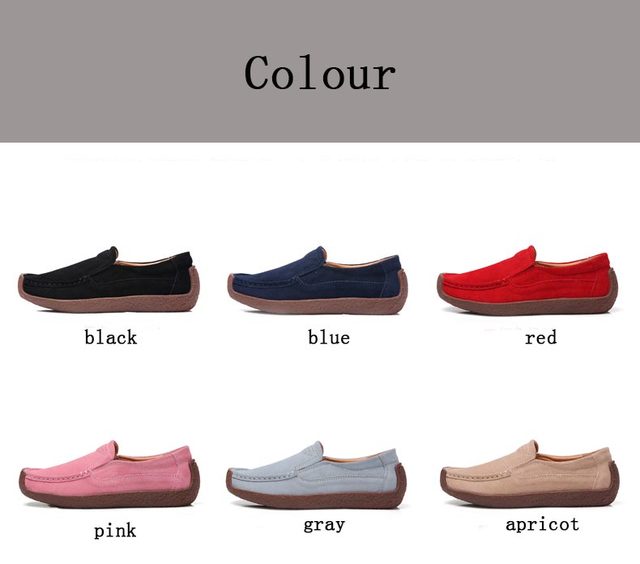 Valstone mokasyny damskie zamszowe płaskie buty Slip On - komfort i styl 2022 - Plus rozmiar - Wianko - 3