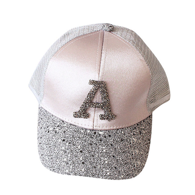 Czapka z daszkiem dziecięca z listkami Rhinestone cekiny Snapback Hip Hop - Wianko - 8