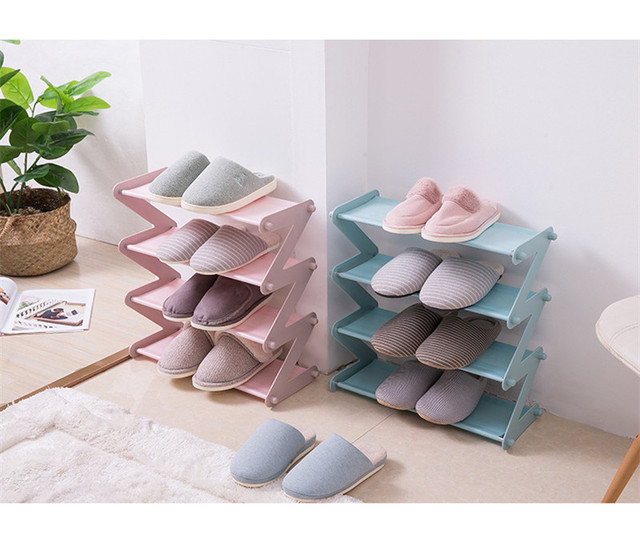 Stojak na buty zmontowany ze stali nierdzewnej z półką do przechowywania książek i rozmaitości w sypialni - organizator butów - Wianko - 22