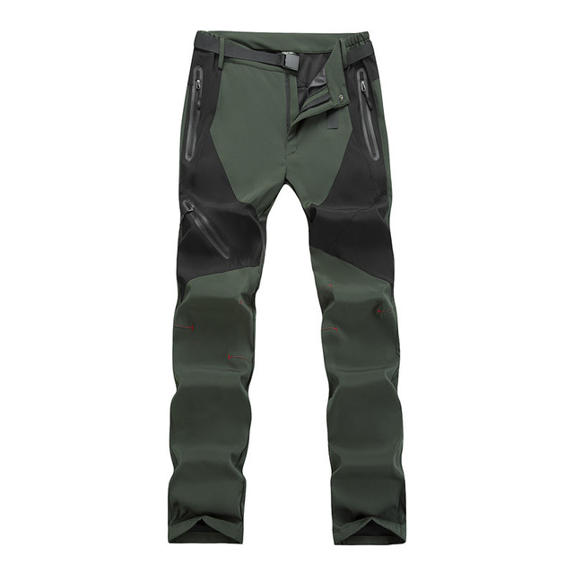 Wodoodporne spodnie myśliwskie do podróży outdoor w dużym rozmiarze - modele alpinistyczne odpowiednie na wiosenne i jesienne wycieczki piesze - Wianko - 4