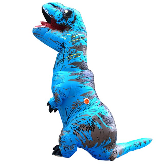 Kostium dinozaura T-REX do cosplayu, nadmuchiwany, śmieszny, dla dorosłych i dzieci - Wianko - 8