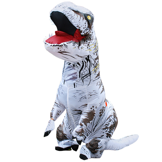 Kostium dinozaura T-REX do cosplayu, nadmuchiwany, śmieszny, dla dorosłych i dzieci - Wianko - 9