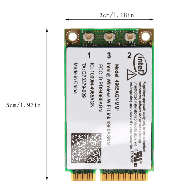 Dwuzakresowa karta bezprzewodowa PCI-E 900F do komputera z WiFi Link Mini o prędkości 300 mb/s dla Intel 4965AGN NM1 - Wianko - 2