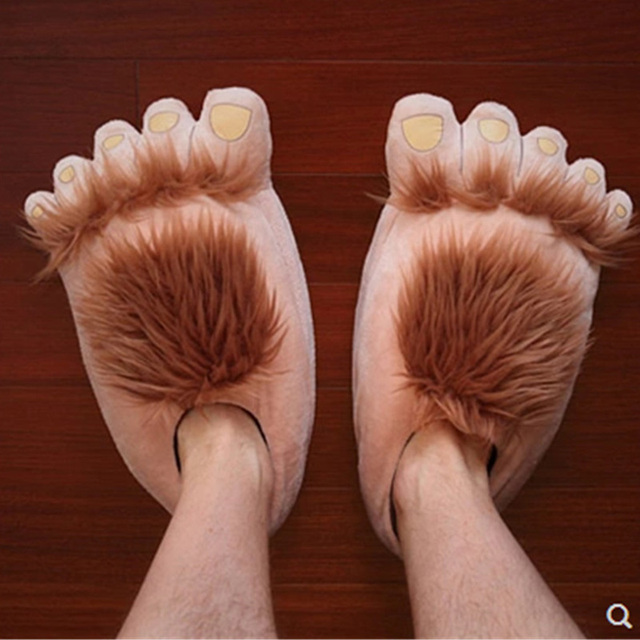 Damskie grube ciepłe kapcie domowe panie Bigfoot Fuzzy - kapcie pantofle 2020 (kreatywny, modny) - Wianko - 10