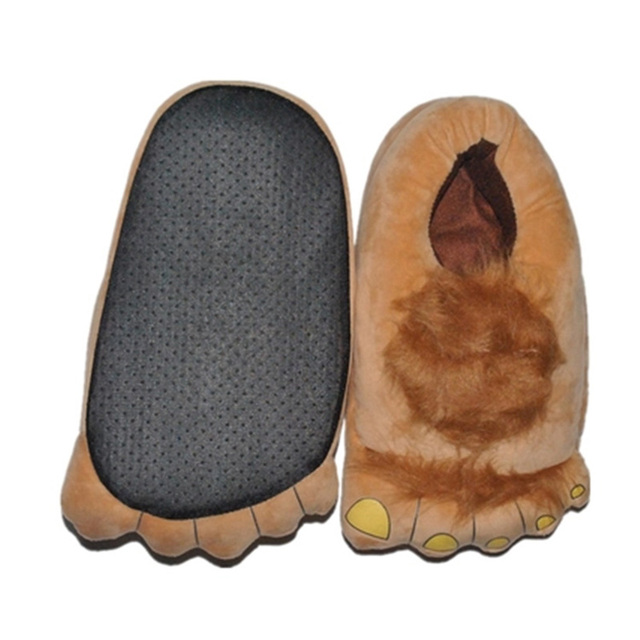 Damskie grube ciepłe kapcie domowe panie Bigfoot Fuzzy - kapcie pantofle 2020 (kreatywny, modny) - Wianko - 13