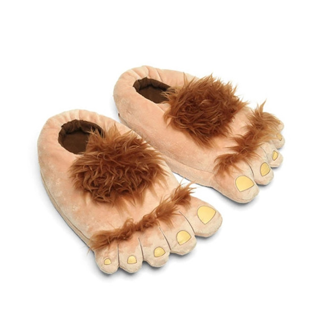 Damskie grube ciepłe kapcie domowe panie Bigfoot Fuzzy - kapcie pantofle 2020 (kreatywny, modny) - Wianko - 12