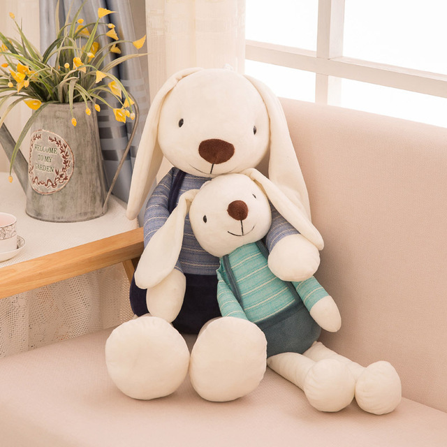 Zabawki króliczki dla dzieci - 40cm - ściereczka zwierzątka - dekoracja domu i prezenty - Wianko - 2