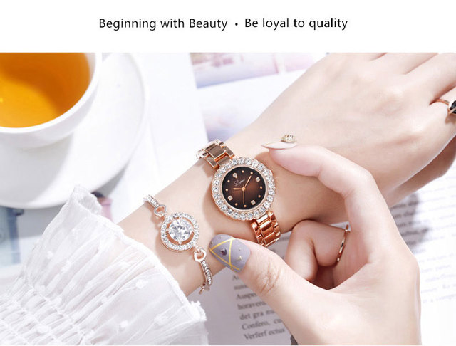 Nowoczesny damski zegarek marki Top 2022 - elegancki styl, wyrafinowane zdobienia Rhinestone - Wianko - 9