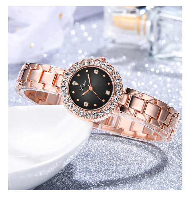 Nowoczesny damski zegarek marki Top 2022 - elegancki styl, wyrafinowane zdobienia Rhinestone - Wianko - 7