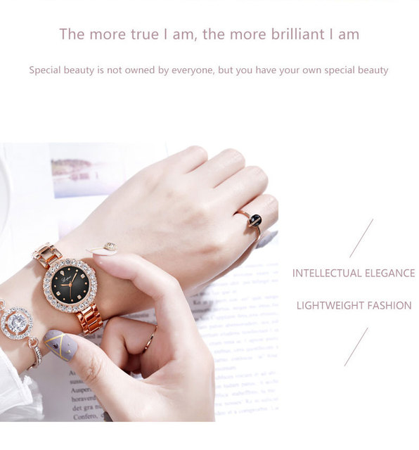 Nowoczesny damski zegarek marki Top 2022 - elegancki styl, wyrafinowane zdobienia Rhinestone - Wianko - 6