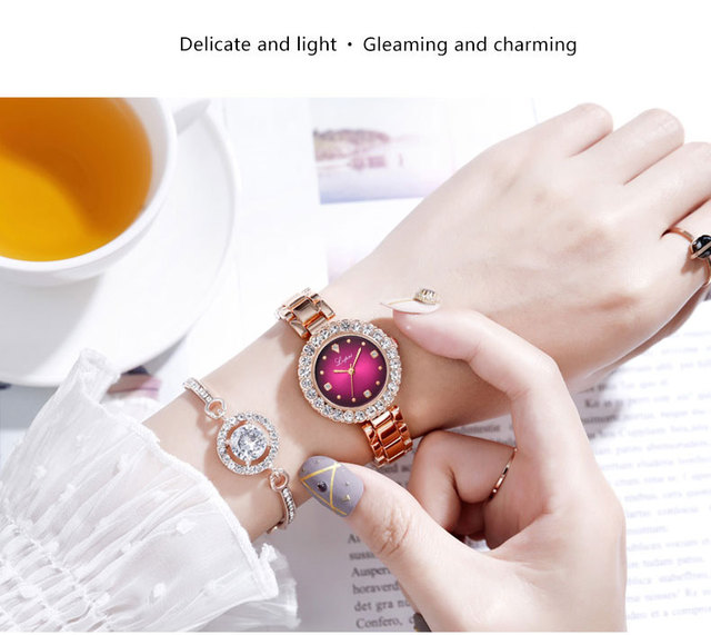 Nowoczesny damski zegarek marki Top 2022 - elegancki styl, wyrafinowane zdobienia Rhinestone - Wianko - 11