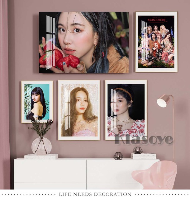 Dekoracja do domu - plakat na płótnie z obrazem piosenkarki i gwiazdy koreańskiego Kpopu - Wianko - 5
