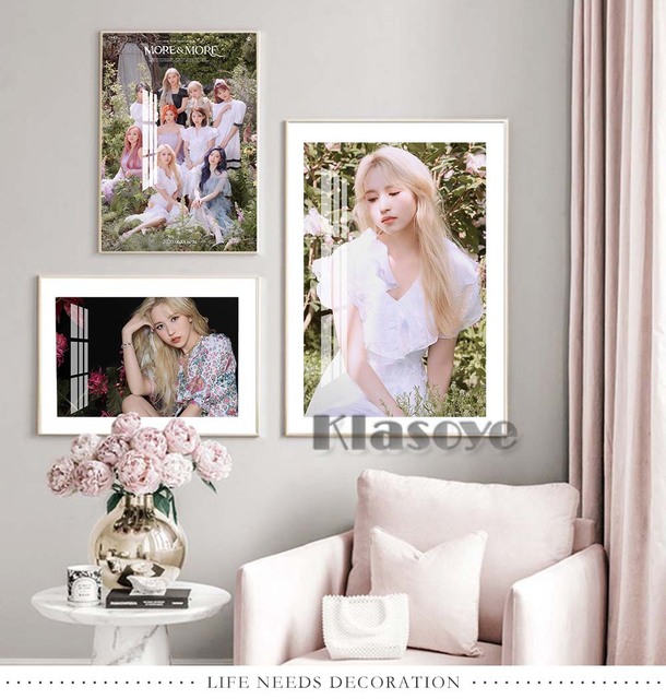 Dekoracja do domu - plakat na płótnie z obrazem piosenkarki i gwiazdy koreańskiego Kpopu - Wianko - 4