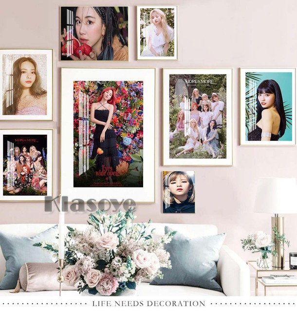 Dekoracja do domu - plakat na płótnie z obrazem piosenkarki i gwiazdy koreańskiego Kpopu - Wianko - 3