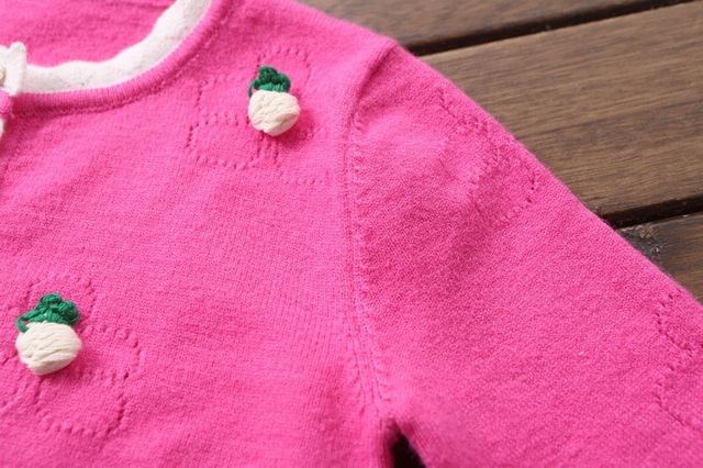 Nowe dziecięce swetry bawełniane 2-6 lat, rozpinane - K 8060 - Wianko - 12