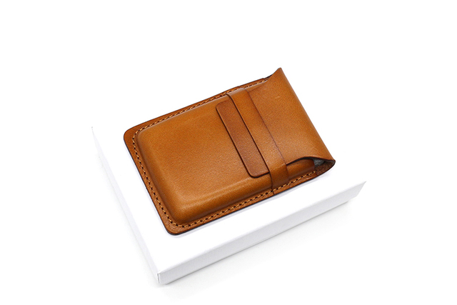 Męskie etui na karty ze skóry naturalnej Retro Mini portmonetka dla posiadaczy kart kredytowych - Wianko - 16