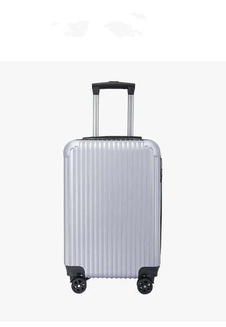 Letni srebrny bagaż podręczny średniej wielkości - Wianko - 2