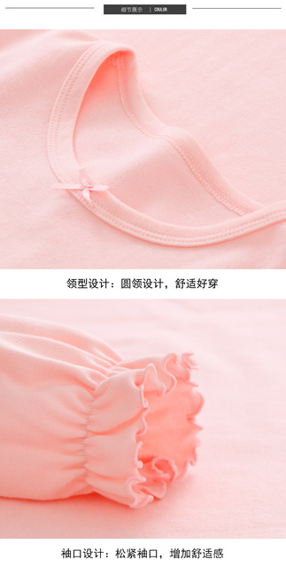 Koszula nocna dziecięca dla dziewcząt bawełniana księżniczka piżama z nadrukiem kotka wiosna - Wianko - 10