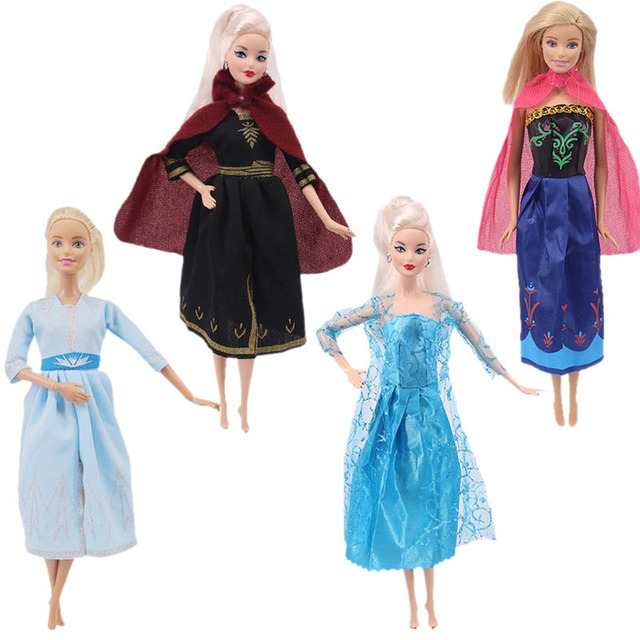 Dziewczyny z akcesoriami letniego ubioru - 4 style dla lalki Barbie - Wianko - 1