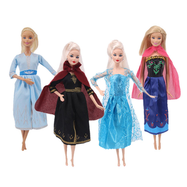 Dziewczyny z akcesoriami letniego ubioru - 4 style dla lalki Barbie - Wianko - 4