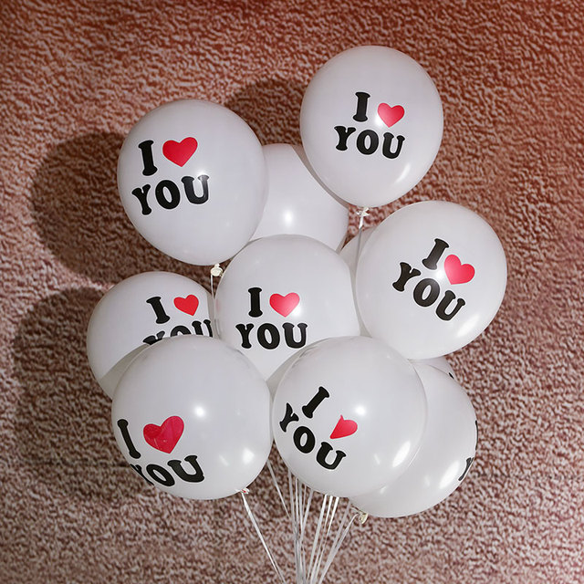 10 czerwonych miłość balonów lateksowych w kształcie serca, 12 cali - dekoracja ślubna, rocznicowa, walentynkowa - Wianko - 8