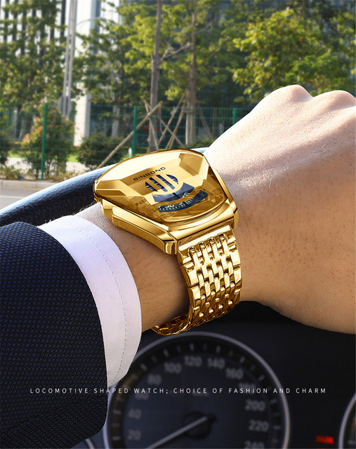 Zegarek męski luksusowej marki moda militarna, złoty zegarek sportowy Casual na rękę - Wianko - 7