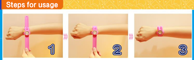 Zegarek dla dzieci Cartoon z paskiem silikonowym - 12 wzorów (Mermaid/Cat/Animal) - Wianko - 7