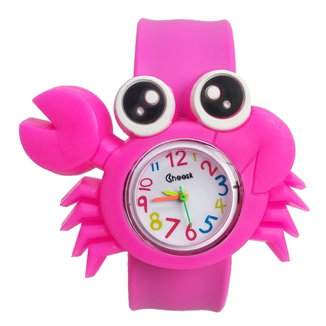Zegarek dla dzieci Cartoon z paskiem silikonowym - 12 wzorów (Mermaid/Cat/Animal) - Wianko - 4