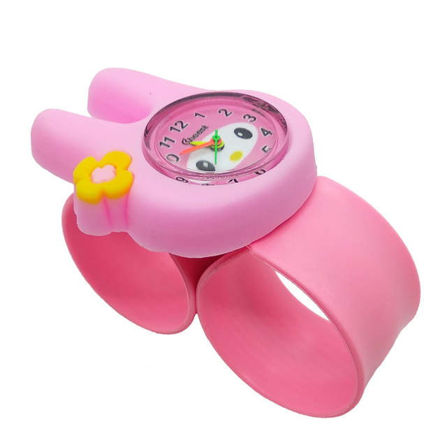 Zegarek dla dzieci Cartoon z paskiem silikonowym - 12 wzorów (Mermaid/Cat/Animal) - Wianko - 6