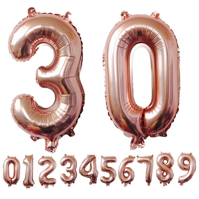 32-calowy różowy złoty balon z cyfrą dekoracyjny na urodziny dla dzieci i dorosłych - idealny na 1. urodziny księżniczki i księcia z koronkowymi balonami - Wianko - 10