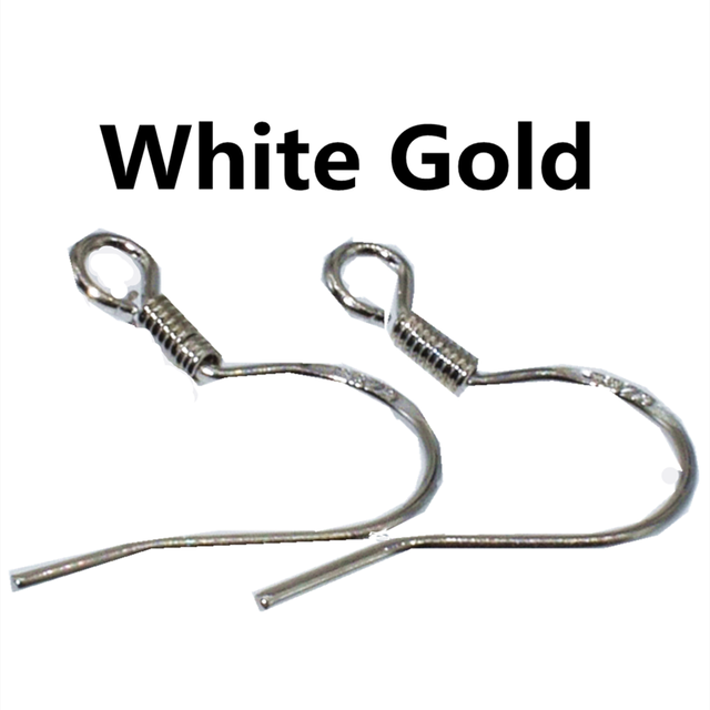 Nowe srebrne ucho haki handmade, 50 sztuk, 5 kolorów, 925 Sterling Silver - Wianko - 4