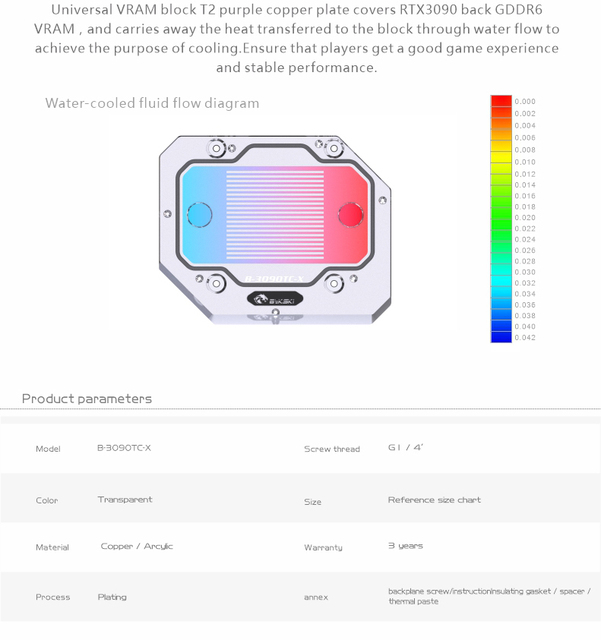 Aktywny blok płyty głównej GPU Bykski B-3090TC-X do NVIDIA RTX 3090 - chłodzenie cieczą DIY - Wianko - 11