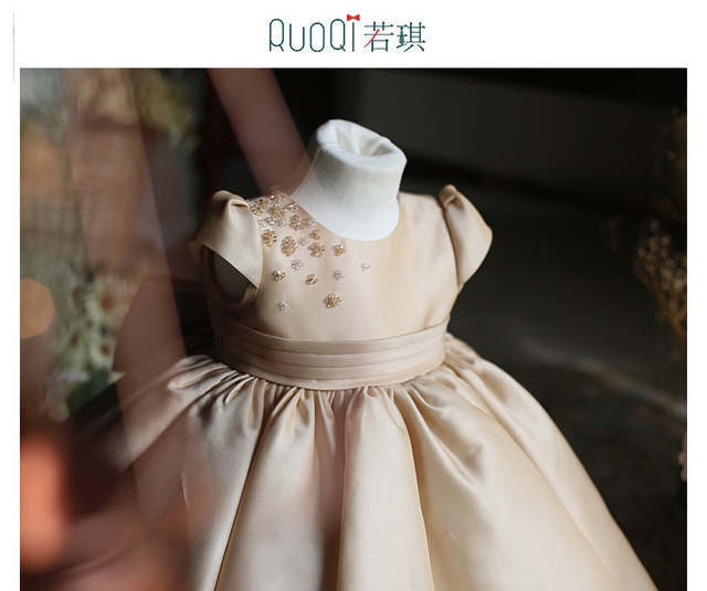 Koronkowa sukienka dla dziewczynki na 1 urodziny – sukienka księżniczki dla dzieci - Wianko - 4